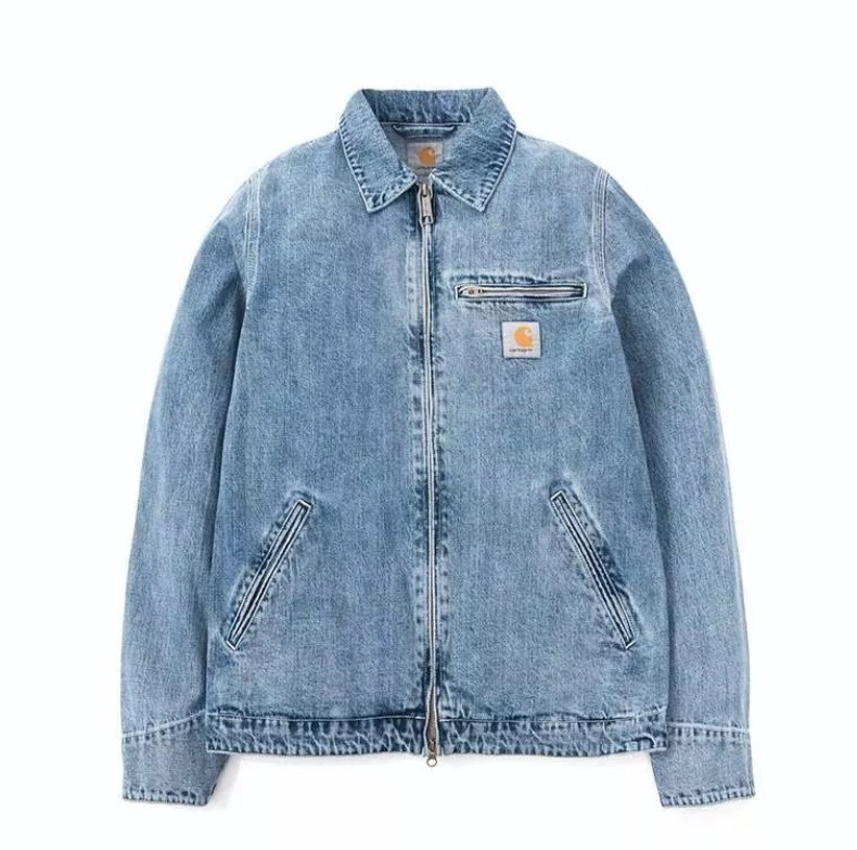 carhartt denim detroit jacket
